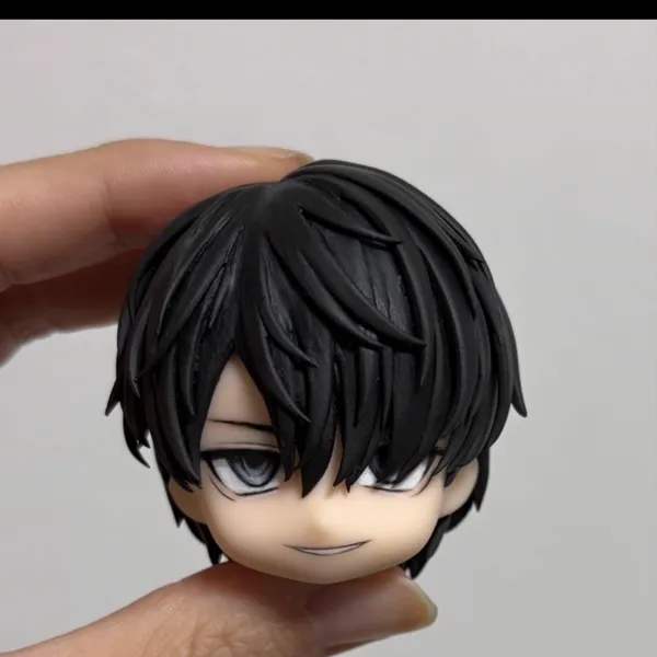 黒髪ショート男性キャラ — フェイス＋ヘアパーツ完成品